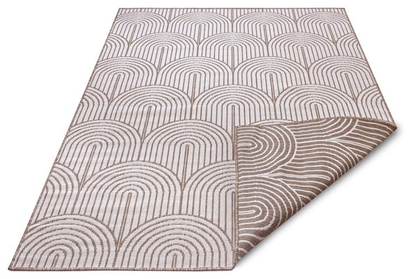 Hanse Home , Kusový koberec Pangli 105850 Linen – na von aj na doma, 80x150, hnedá, chodba / predsieň