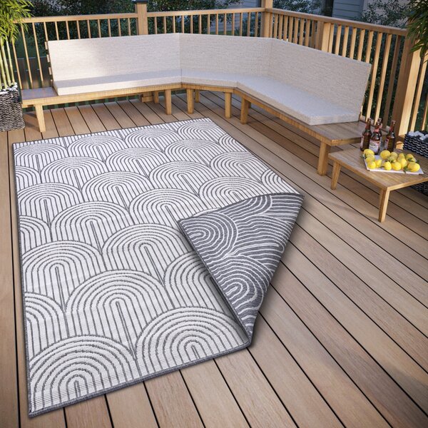 Hanse Home , Kusový koberec Pangli 105851 Silver – na von aj na doma, 80x150, šedá, chodba / predsieň