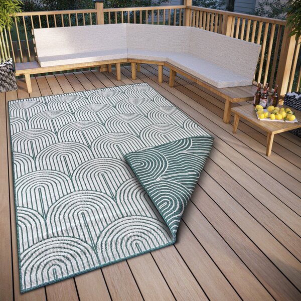 Hanse Home , Kusový koberec Pangli 105853 Green – na von aj na doma, 80x150, zelená, chodba / predsieň