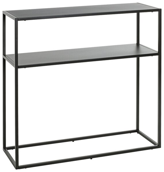 KONZOLOVÝ STOLÍK, čierna, kov, 80/30/80 cm - Online Only obývacie izby, Online Only