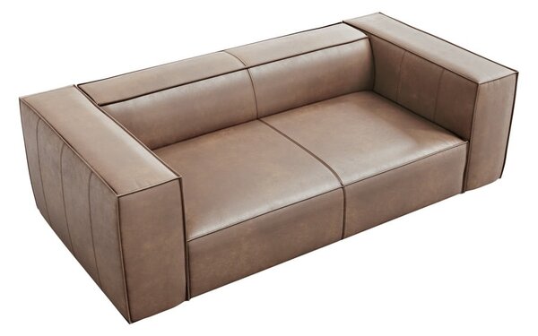 Svetlohnedá kožená pohovka 212 cm Madame - Windsor & Co Sofas