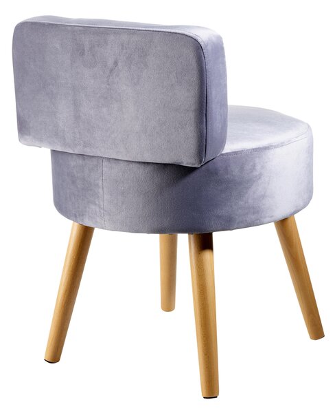 KRESLO, textil, sivá Echtwerk - Online Only obývacie izby, Online Only