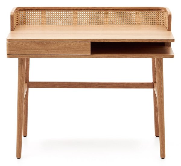 Pracovný stôl v dekore jaseňa 62x105 cm Araxi – Kave Home
