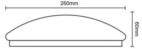 LED senzorové svietidlo 12W / 4000K (LCL421P)