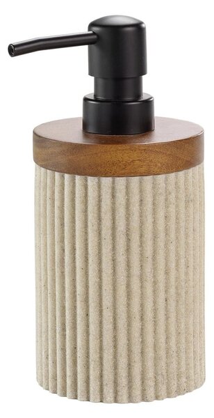 Béžový dávkovač mydla z polyresínu 350 ml Niagara – douceur d'intérieur