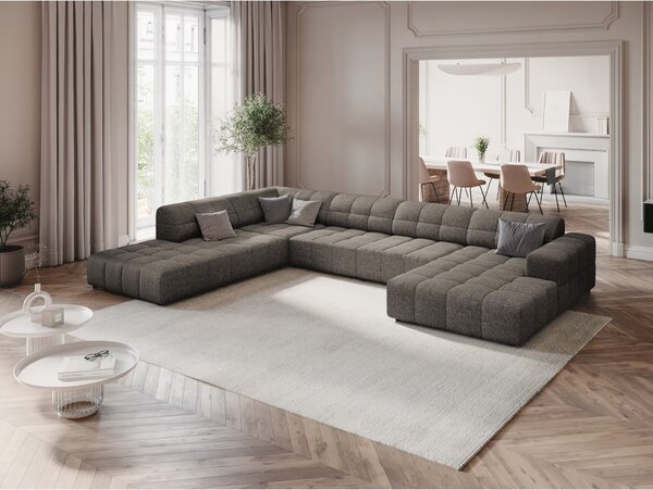 Tmavosivá rohová pohovka (ľavý roh/do tvaru "U") Chicago – Cosmopolitan Design