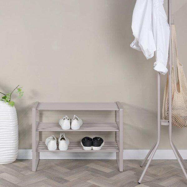 Taupe kovová skrinka na topánky 70x48,5x29 cm Rex – Spinder Design