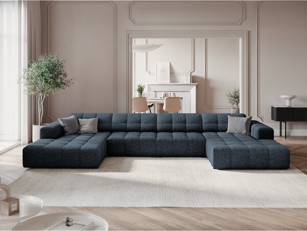 Modrá rohová pohovka (do "U") Chicago – Cosmopolitan Design