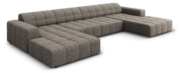 Tmavosivá rohová pohovka (do tvaru "U") Chicago – Cosmopolitan Design