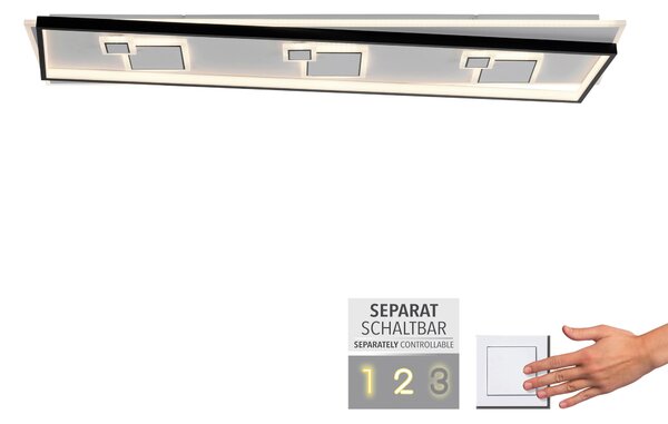 STROPNÉ LED SVIETIDLO, 97,5/30/5,5 cm - Interiérové svietidlá