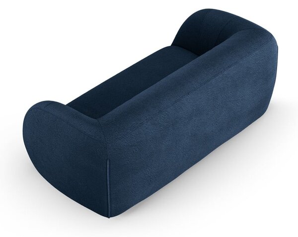Modrá pohovka z textílie buklé 210 cm Essen – Cosmopolitan Design