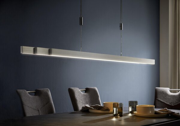 ZÁVESNÉ LED SVIETIDLO, 120-179/5,5/100-180 cm - Interiérové svietidlá