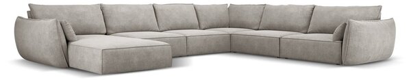 Svetlosivá rohová pohovka (pravý roh) Vanda - Mazzini Sofas