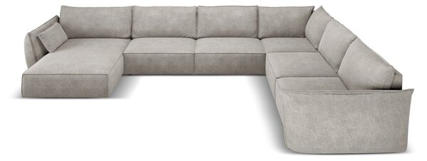 Svetlosivá rohová pohovka (pravý roh) Vanda - Mazzini Sofas