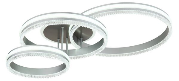 Stropné svietidlo LED 2700–6000K čierny chróm, strieborná IP20 GLOBO lighting FRANCINE 67377-72