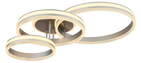 Stropné svietidlo LED 2700–6000K čierny chróm, strieborná IP20 GLOBO lighting FRANCINE 67377-72