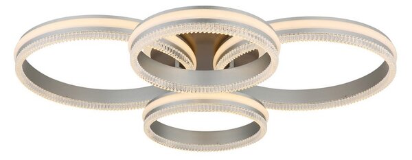 Stropné svietidlo LED 2700–6000K čierny chróm, strieborná IP20 GLOBO lighting FRANCINE 67377-90