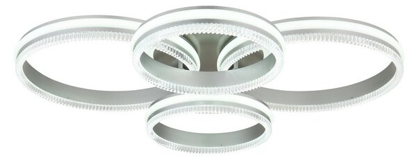 Stropné svietidlo LED 2700–6000K čierny chróm, strieborná IP20 GLOBO lighting FRANCINE 67377-90