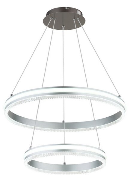 Závesné svietidlo LED 2700–6000K čierny chróm, strieborná IP20 GLOBO lighting FRANCINE 67377-60H