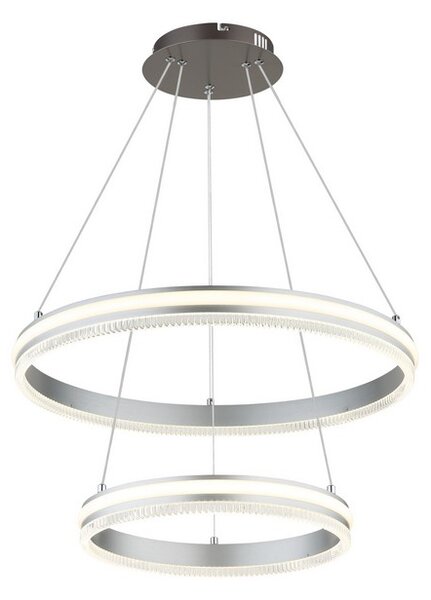 Závesné svietidlo LED 2700–6000K čierny chróm, strieborná IP20 GLOBO lighting FRANCINE 67377-60H
