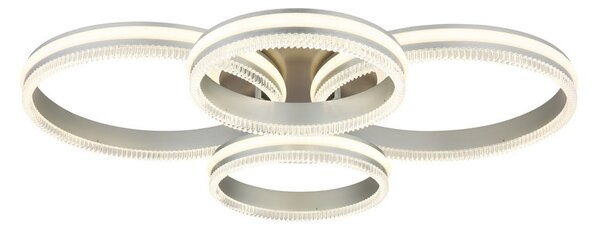 Stropné svietidlo LED 2700–6000K čierny chróm, strieborná IP20 GLOBO lighting FRANCINE 67377-90