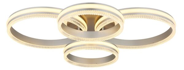 Stropné svietidlo LED 2700–6000K čierny chróm, strieborná IP20 GLOBO lighting FRANCINE 67377-90