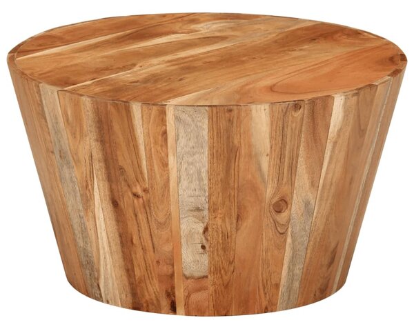 Konferenčný stolík Ø52x30 cm masívne akáciové drevo