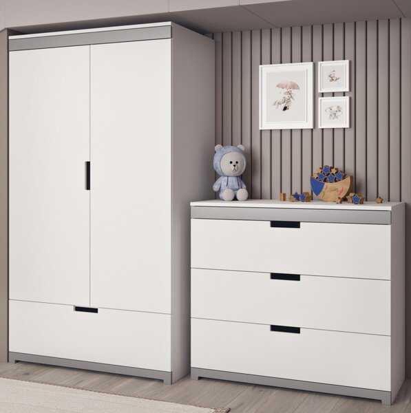 Kocot kids Detská komoda Tomi 100 cm biela