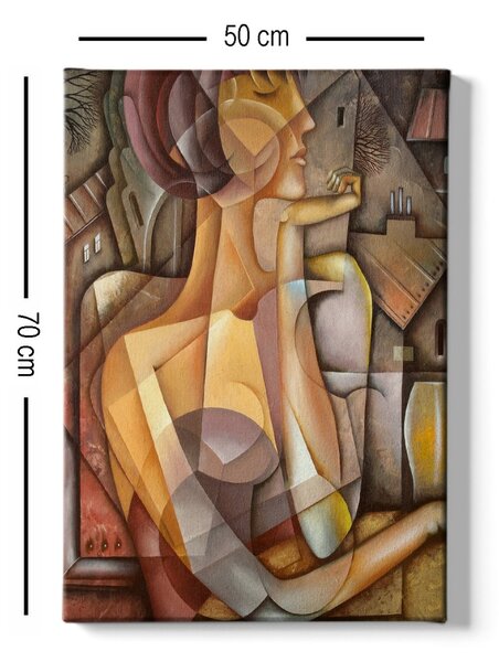 Wallity Obraz na plátne Cubism dream 50x70 cm