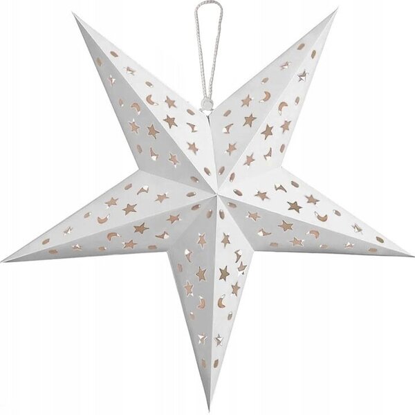 Tutumi Svietiaca LED papierová hviezda LUMINA I 60 cm biela