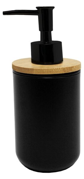 Čierny plastový dávkovač mydla 91 ml Smart – douceur d'intérieur