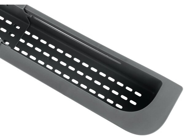 Sivý plastový teleskopický odkvapkávač do drezu 49,5x8,5 cm Fino – Wenko