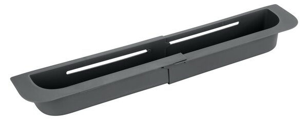 Sivý plastový teleskopický odkvapkávač do drezu 49,5x8,5 cm Fino – Wenko