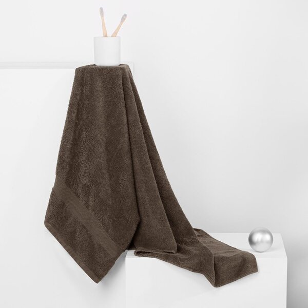 Hnedé froté bavlnené uteráky a osušky v súprave 10 ks Marina – DecoKing