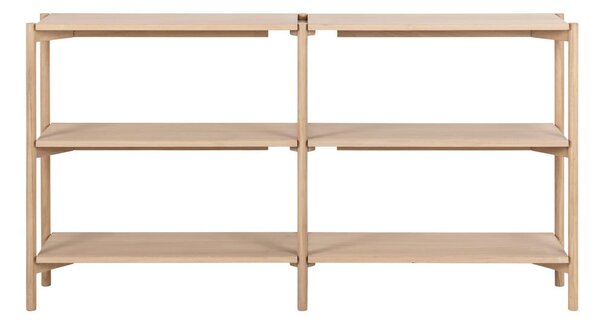 Knižnica v dekore duba v prírodnej farbe 169x88x30 cm Braidwood – Actona