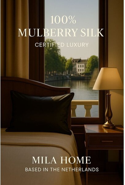 Hodvábna obliečka na vankúš 60x70 cm Mulberry Silk – Mila Home Luxury