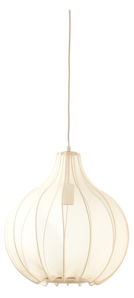 Béžové závesné svietidlo s textilným tienidlom ø 39 cm Elati – Light & Living