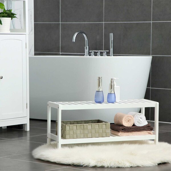 SONGMICS Botník Simple 70 cm biely