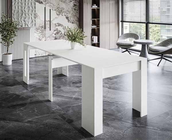 JEDÁLENSKY STÔL AZURO 50 - 238 cm BIELY ROZKLADACÍ