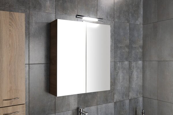 Aqualine Aqualine, ANDREA LED nástenné svietidlo 5W,, 284mm, 230V, chróm, E26716CI