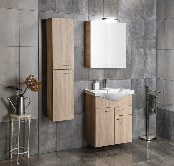 Aqualine Aqualine, VEGA galérka 80x70x18cm, biela, VG080