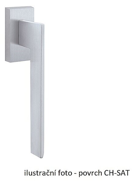 Okenné kovanie TWIN BLADE P1500 HR RO - 4 pol. 45mm (CH - chróm lesklý), Okenní klika levá, Twin CH (chróm lesklý)