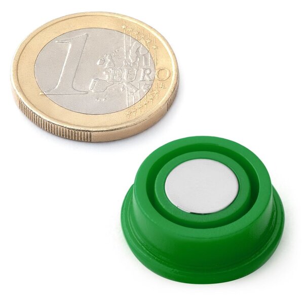 Sada silných neodymových magnetov 5 ks, 6 farieb žltá