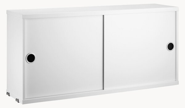 Skrinka's posuvnými dvierkami String System, Š 78 x H 20 cm