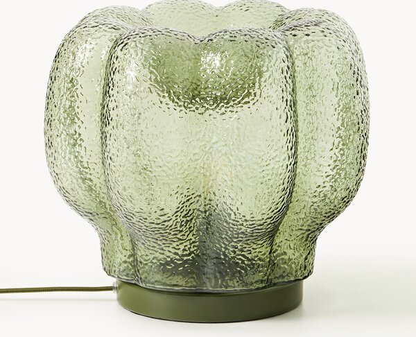 Malá stolová lampa zo skla Umali