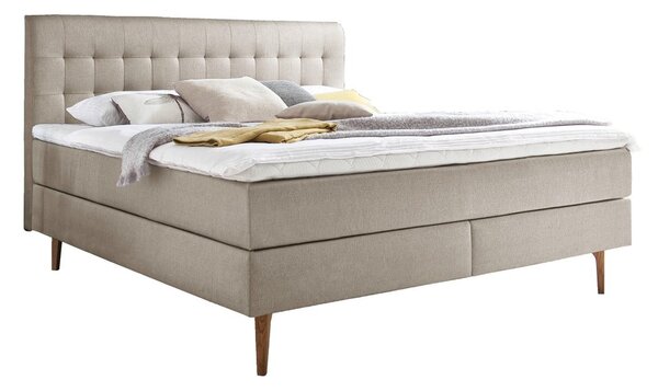 Béžová boxspring posteľ 160x200 cm Massello – Meise Möbel