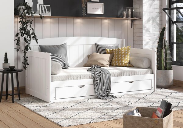 VÝSUVNÁ POSTEĽ, 90/200 cm biela MID.YOU - Online Only detský nábytok, Online Only
