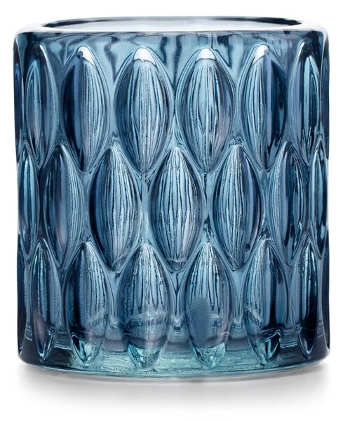 FLHF Dekoratívny svietnik Vigo modrá 9 x 9,5 cm