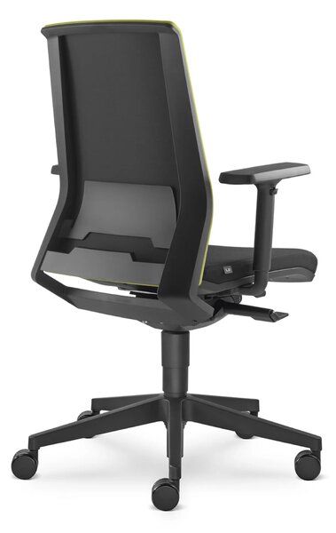 LD SEATING - Kancelárske kreslo LOOK 370 - čierny rám