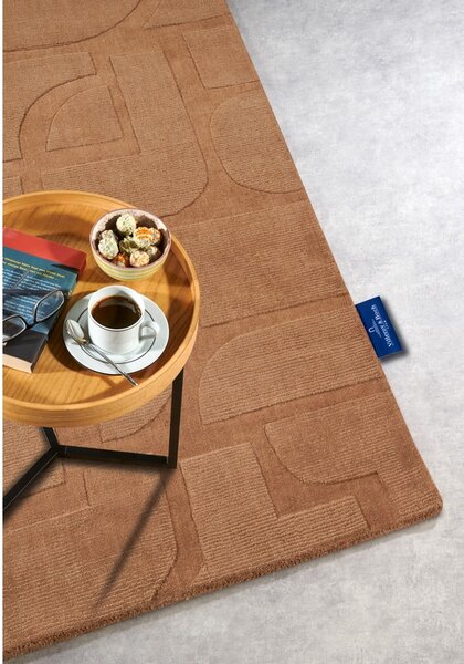 Hnedý ručne tkaný vlnený koberec 120x170 cm Alexis – Villeroy&Boch
